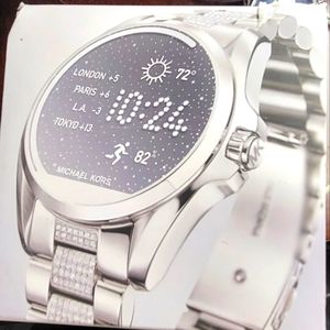 Michael Kors Bradshaw smart watch, crystals on band all in tack. Works perfectly